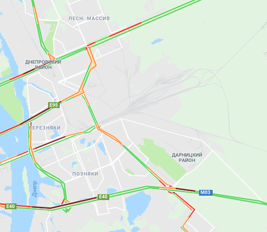 Киев сковали пробки